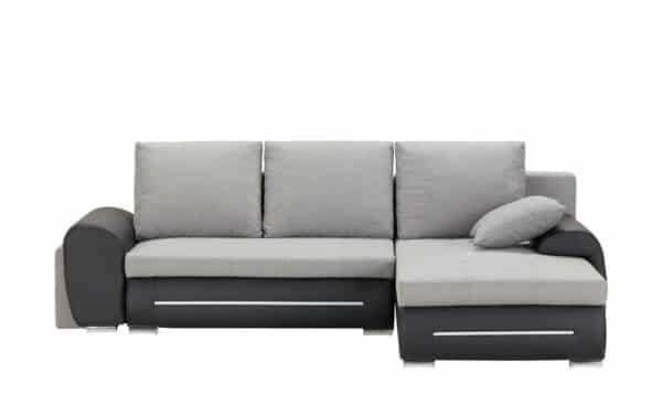 Ecksofa mit Beleuchtung   Emma ¦ grau Polstermöbel > Sofas > Ecksofas - Höffner