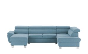 uno Wohnlandschaft  Avola ¦ blau Polstermöbel > Sofas > Schlafsofas - Höffner