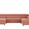 uno Wohnlandschaft  Avola ¦ rosa/pink Polstermöbel ></noscript> Sofas > Schlafsofas - Höffner