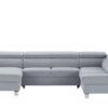 uno Wohnlandschaft  Avola ¦ grau Polstermöbel ></noscript> Sofas > Schlafsofas - Höffner