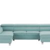 uno Wohnlandschaft  Avola ¦ türkis/petrol Polstermöbel ></noscript> Sofas > Schlafsofas - Höffner