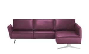 KOINOR Ecksofa Leder  Vineto ¦ lila/violett Polstermöbel > Sofas > Ecksofas - Höffner