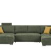 bobb Wohnlandschaft  Kerrin ¦ grün Polstermöbel ></noscript> Sofas > Schlafsofas - Höffner