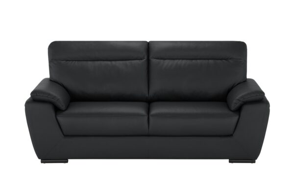 uno Ledersofa  Brandy II ¦ schwarz Polstermöbel > Sofas > 2-Sitzer - Höffner