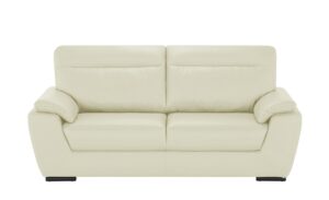 uno Ledersofa  Brandy II ¦ creme Polstermöbel > Sofas > 3-Sitzer - Höffner