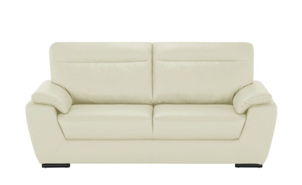 uno Ledersofa  Brandy II ¦ creme Polstermöbel > Sofas > 3-Sitzer - Höffner