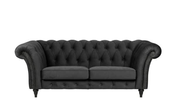 SOHO Einzelsofa  Churchill ¦ schwarz Polstermöbel > Sofas > 2-Sitzer - Höffner