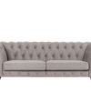 SOHO Einzelsofa  Churchill ¦ beige Polstermöbel ></noscript> Sofas > 3-Sitzer - Höffner
