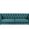 SOHO Einzelsofa  Churchill ¦ türkis/petrol Polstermöbel ></noscript> Sofas > 3-Sitzer - Höffner