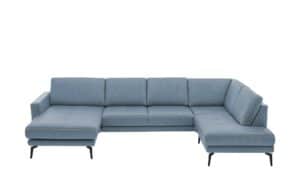 meinSofa Wohnlandschaft  Mike ¦ blau Polstermöbel > Sofas > Wohnlandschaften - Höffner