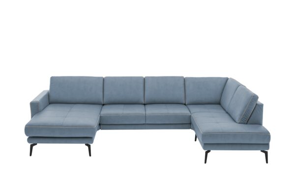 meinSofa Wohnlandschaft  Mike ¦ blau Polstermöbel > Sofas > Wohnlandschaften - Höffner