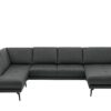 meinSofa Wohnlandschaft  Mike ¦ schwarz Polstermöbel ></noscript> Sofas > Wohnlandschaften - Höffner