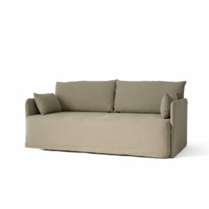 MENU - Offset 2-Sitzer Sofa mit abnehmbarem Bezug