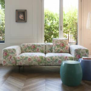 Largo Sofa 2 Sitzer / L 226 cm - Kartell - Rosa