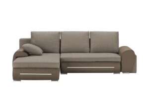 Ecksofa mit Beleuchtung   Emma ¦ braun Polstermöbel > Sofas > Ecksofas - Höffner