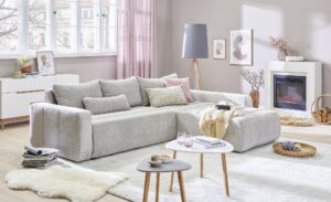 smart Ecksofa  Fania ¦ beige Polstermöbel > Sofas > Ecksofas - Höffner