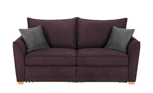 Einzelsofa  Polly de Luxe ¦ rot Polstermöbel > Sofas > 2-Sitzer - Höffner