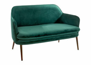 Charmy Sofa / Velours - L 128 cm - Pols Potten - Grün