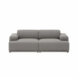 Connect Soft n°1 Sofa 2 Sitzer / 2 Module - L 207 cm - Muuto - Grau