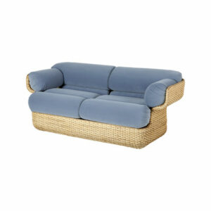 Basket Sofa / By Joe Colombo (1967) - L 169 cm - Gubi - Blau