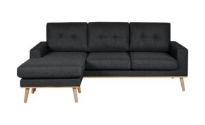 Ecksofa beidseitig stellbar Cristy ¦ schwarz Polstermöbel > Sofas > Ecksofas - Höffner