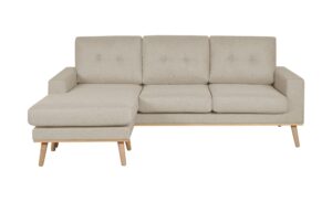 Ecksofa beidseitig stellbar Cristy ¦ creme Polstermöbel > Sofas > Ecksofas - Höffner