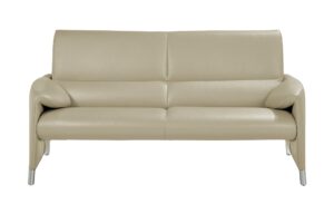 Ledersofa  Masaya ¦ beige Polstermöbel > Sofas > 2-Sitzer - Höffner