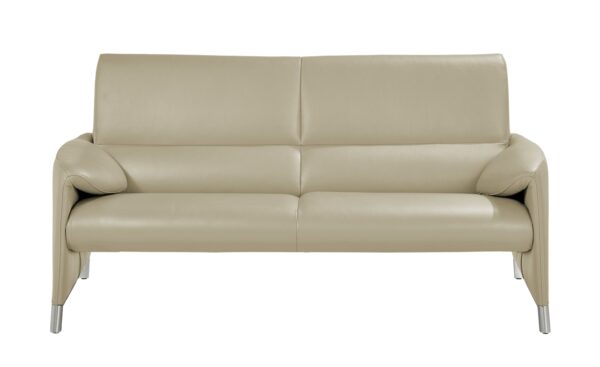 Ledersofa  Masaya ¦ beige Polstermöbel > Sofas > 2-Sitzer - Höffner