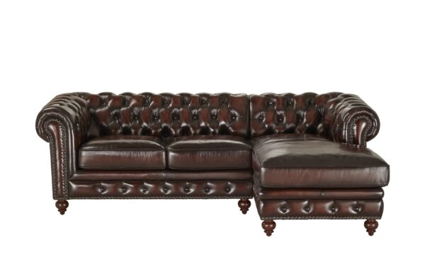 uno Ecksofa  Chesterfield