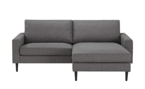 uno Ecksofa seitenverkehrt montierbar Milano ¦ grau Polstermöbel > Sofas > Ecksofas - Höffner