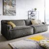 3-Sitzer Basit 285x110 cm Chenille Anthrazit
