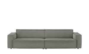 Gray & Jones Big Sofa Cord Upper East ¦ grau Polstermöbel > Sofas > 3-Sitzer - Höffner