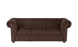 Sofa   Chester ¦ braun Polstermöbel > Sofas > 3-Sitzer - Höffner