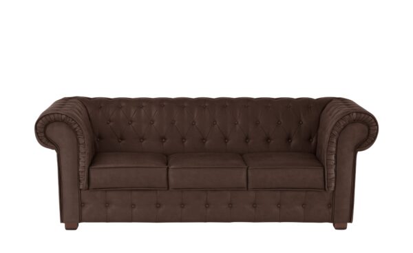 Sofa   Chester ¦ braun Polstermöbel > Sofas > 3-Sitzer - Höffner