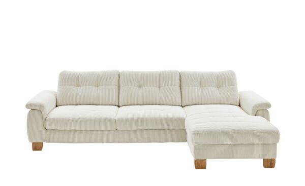 meinSofa Ecksofa Cord Suna ¦ creme Polstermöbel > Sofas > Ecksofas - Höffner