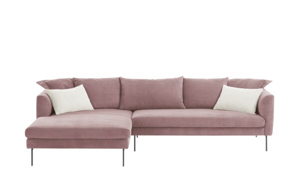 Gray & Jones Ecksofa  Avola ¦ rosa/pink Polstermöbel > Sofas > Ecksofas - Höffner