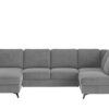 uno Wohnlandschaft  Boom ¦ grau Polstermöbel ></noscript> Sofas > Schlafsofas - Höffner