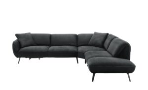 medium Ecksofa  Ventus ¦ schwarz Polstermöbel > Sofas > Ecksofas - Höffner