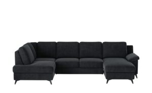 uno Wohnlandschaft  Boom ¦ schwarz Polstermöbel > Sofas > Schlafsofas - Höffner