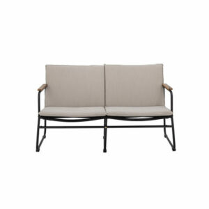 Sofa Hampton textil beige / L 127 cm - Seil