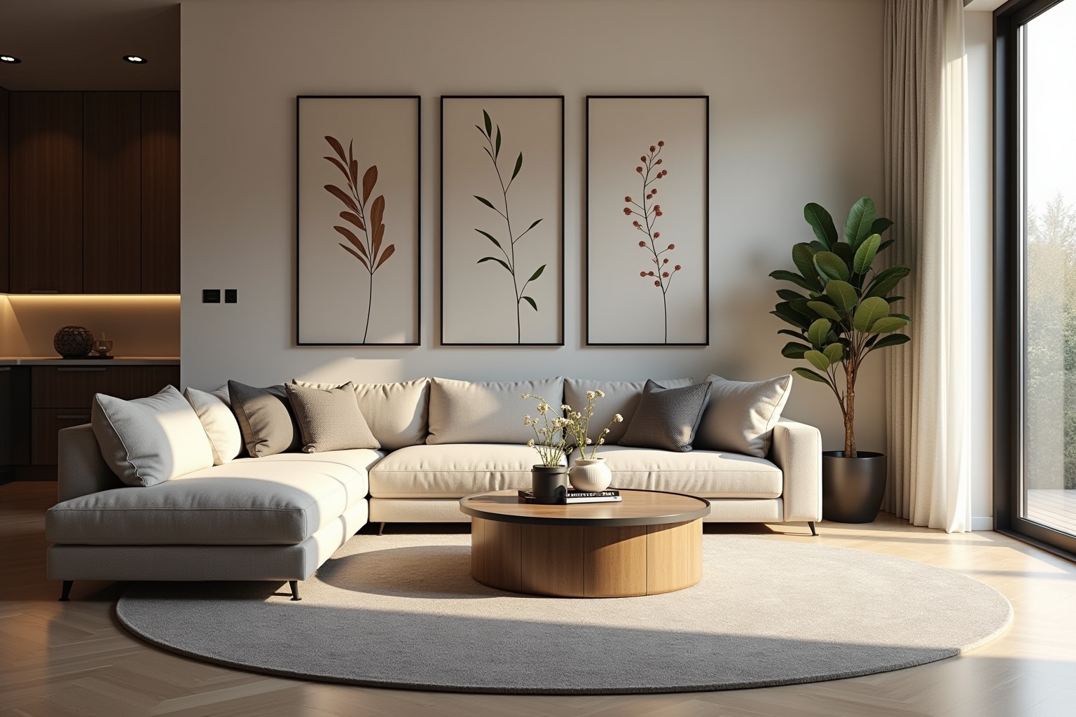 12 runder Teppich Ecksofa Ideen