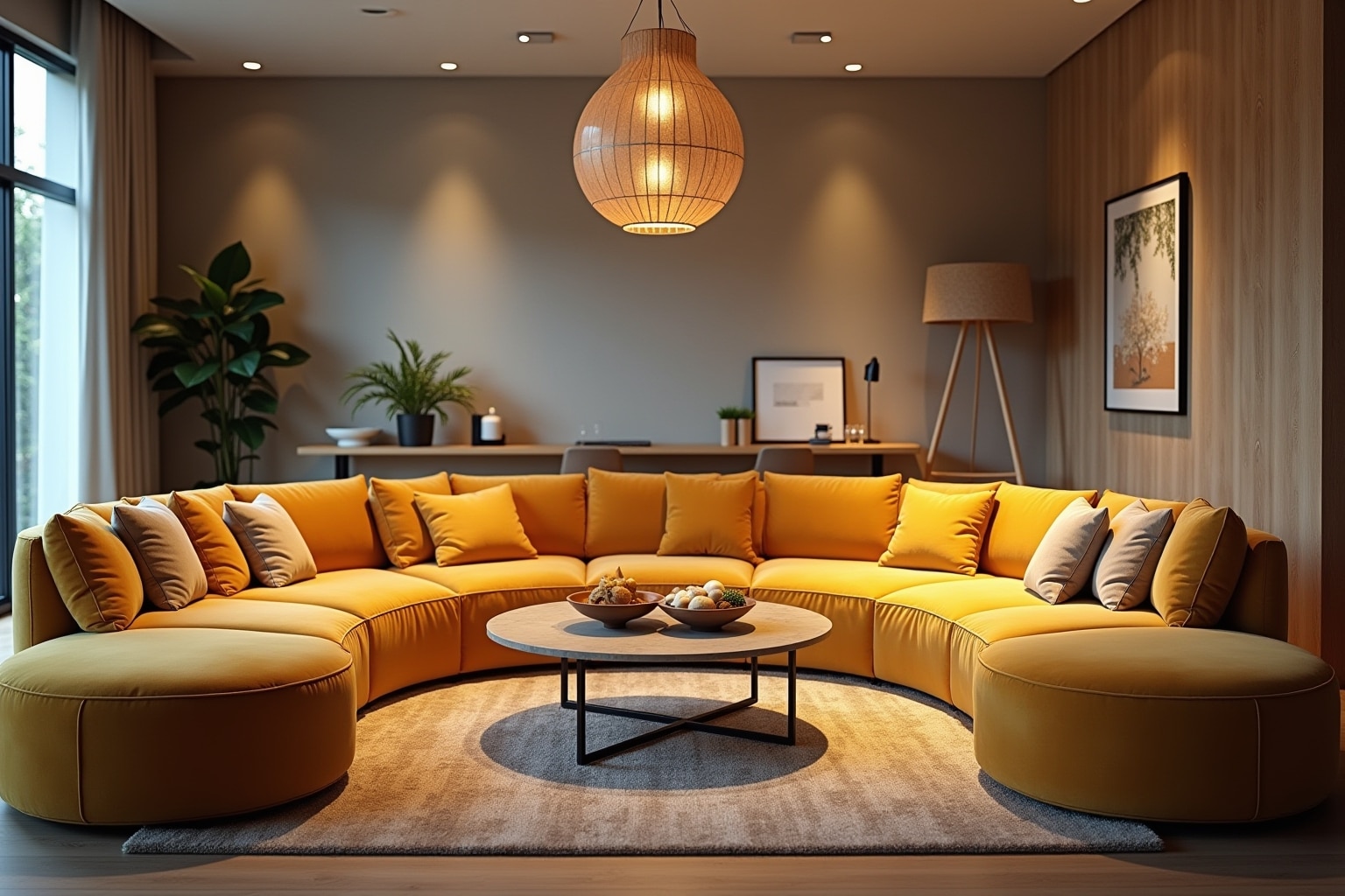 14 Sofa rund Ideen für mehr Gemütlichkeit