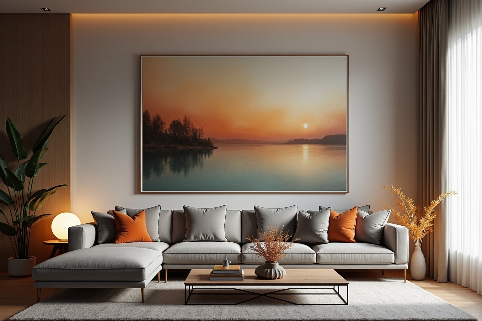 Bilder über der Couch gestalten