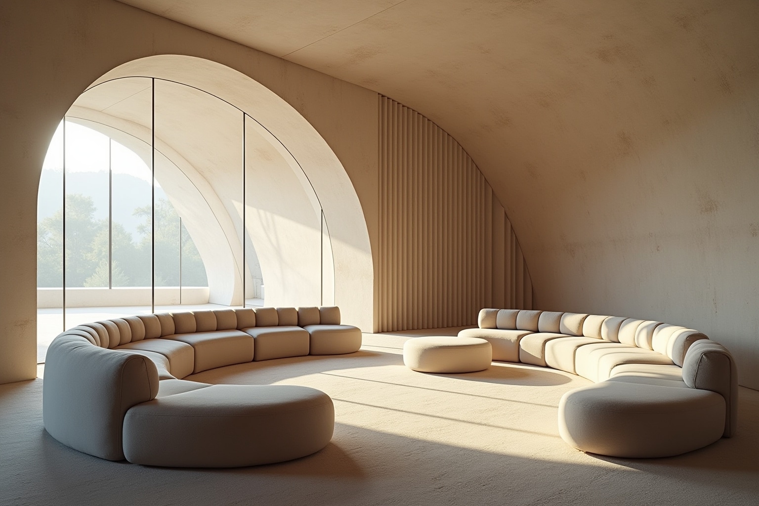 Sofas halbrund: Komfort trifft Form